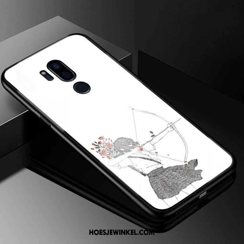 Lg G7 Thinq Hoesje Mobiele Telefoon Lovers Scheppend, Lg G7 Thinq Hoesje Anti-fall Bescherming