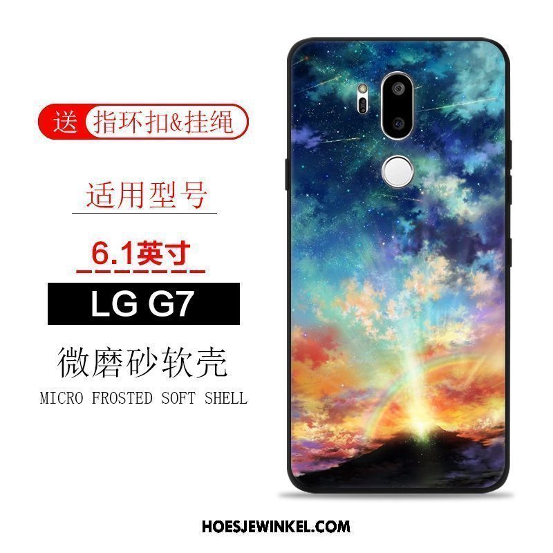 Lg G7 Thinq Hoesje Scheppend All Inclusive Zwart, Lg G7 Thinq Hoesje Bescherming Zacht