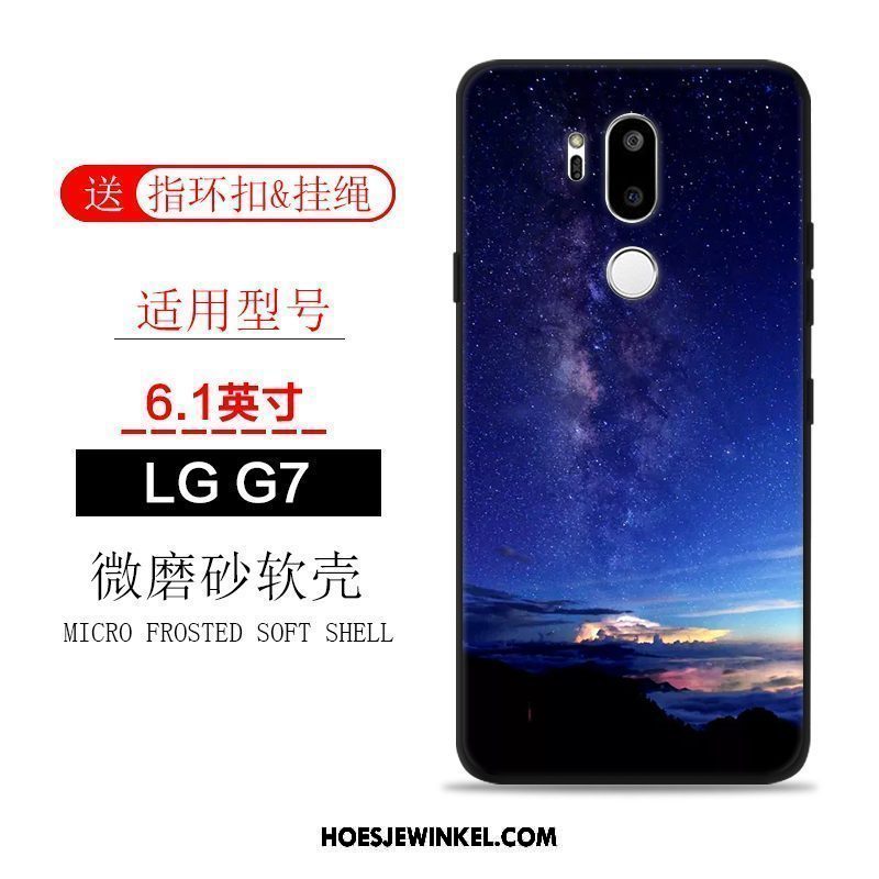 Lg G7 Thinq Hoesje Scheppend All Inclusive Zwart, Lg G7 Thinq Hoesje Bescherming Zacht