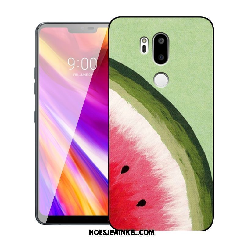 Lg G7 Thinq Hoesje Spotprent Geschilderd Scheppend, Lg G7 Thinq Hoesje All Inclusive Eenvoudige