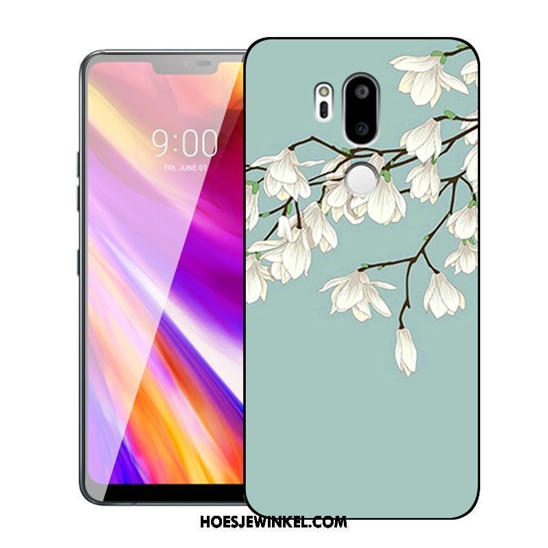 Lg G7 Thinq Hoesje Spotprent Geschilderd Scheppend, Lg G7 Thinq Hoesje All Inclusive Eenvoudige