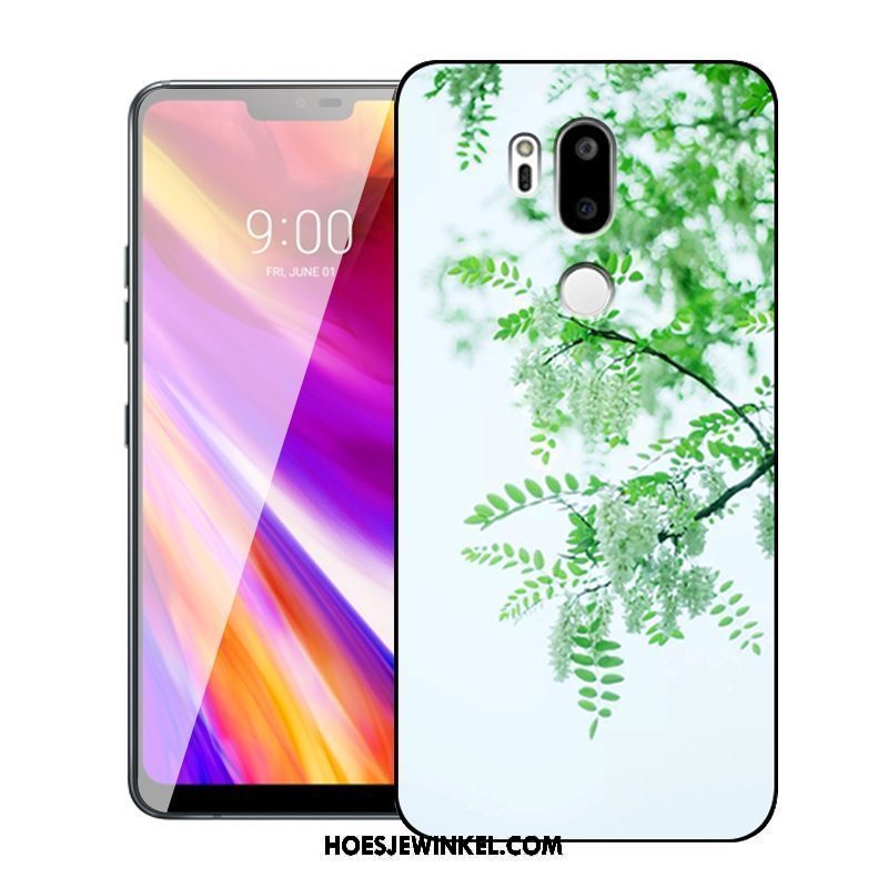 Lg G7 Thinq Hoesje Spotprent Geschilderd Scheppend, Lg G7 Thinq Hoesje All Inclusive Eenvoudige