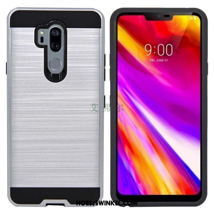 Lg G7 Thinq Hoesje Trend All Inclusive Zwart, Lg G7 Thinq Hoesje Anti-fall Zacht