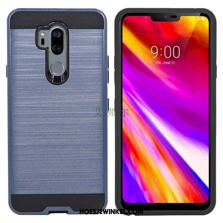 Lg G7 Thinq Hoesje Trend All Inclusive Zwart, Lg G7 Thinq Hoesje Anti-fall Zacht