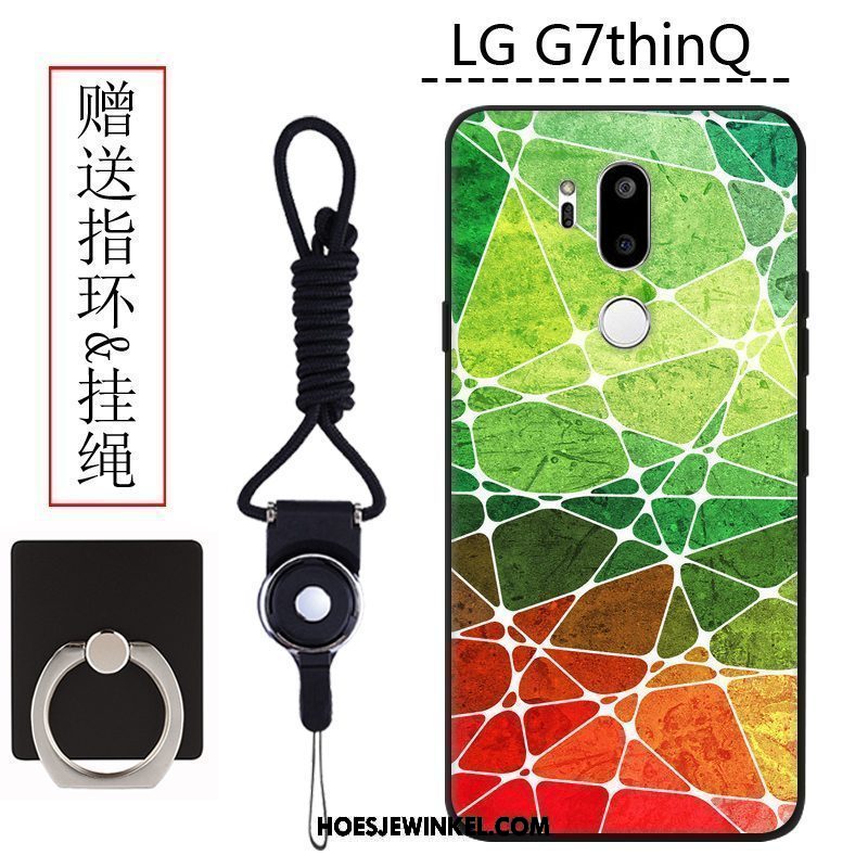 Lg G7 Thinq Hoesje Trend Scheppend Wit, Lg G7 Thinq Hoesje All Inclusive Geschilderd