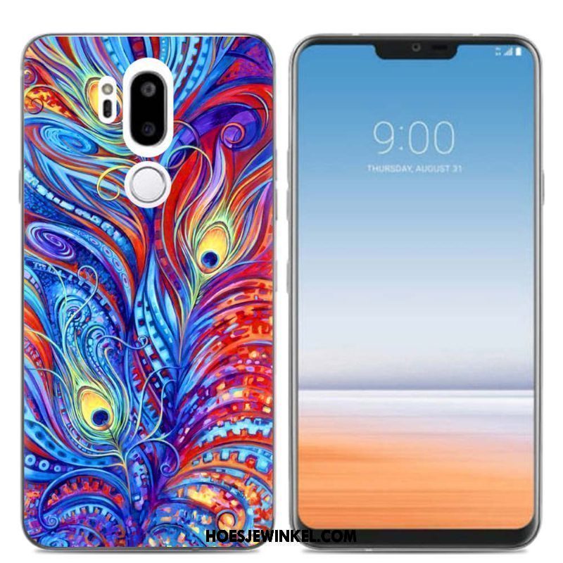 Lg G7 Thinq Hoesje Zacht Doorzichtig Persoonlijk, Lg G7 Thinq Hoesje Eenvoudige Trend