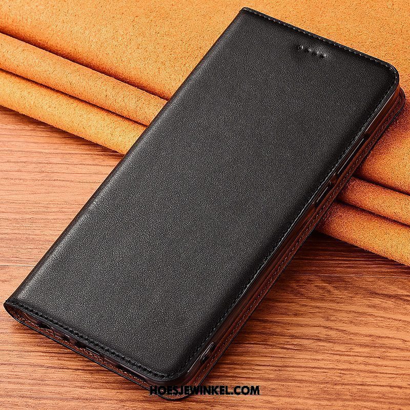 Lg K11 Hoesje All Inclusive Leren Etui Clamshell, Lg K11 Hoesje Nieuw Anti-fall