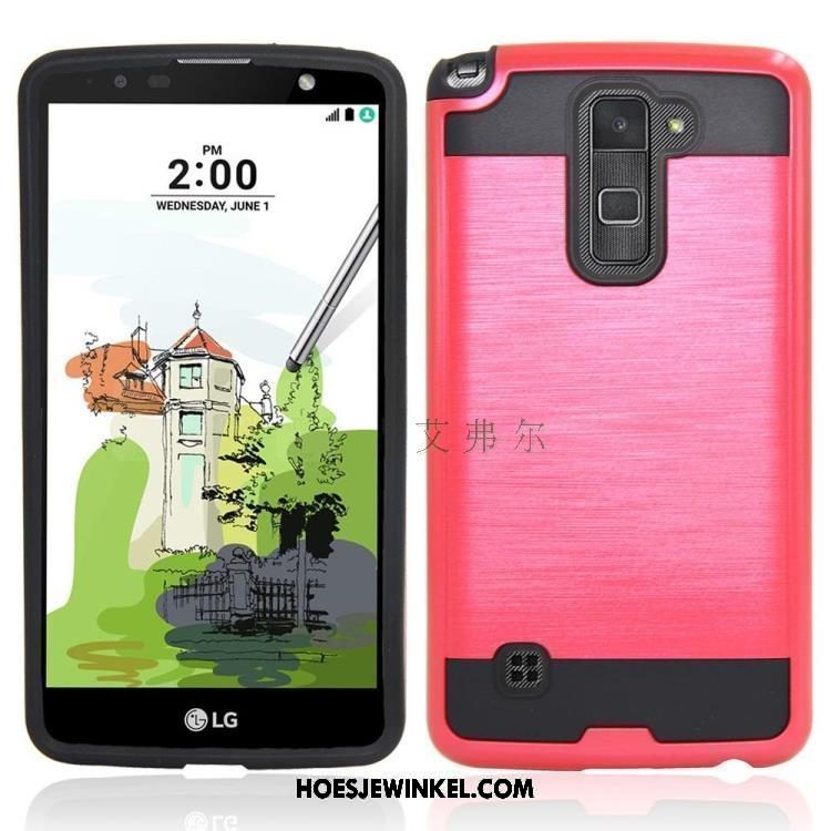 Lg K11 Hoesje Anti-fall Rood Mobiele Telefoon, Lg K11 Hoesje Bescherming Hoes