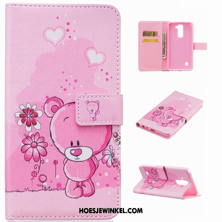 Lg K11 Hoesje Leren Etui Mobiele Telefoon Folio, Lg K11 Hoesje Bescherming Hoes