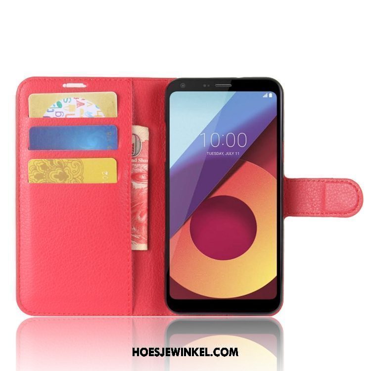 Lg Q6 Hoesje All Inclusive Portemonnee Patroon, Lg Q6 Hoesje Anti-fall Kaart