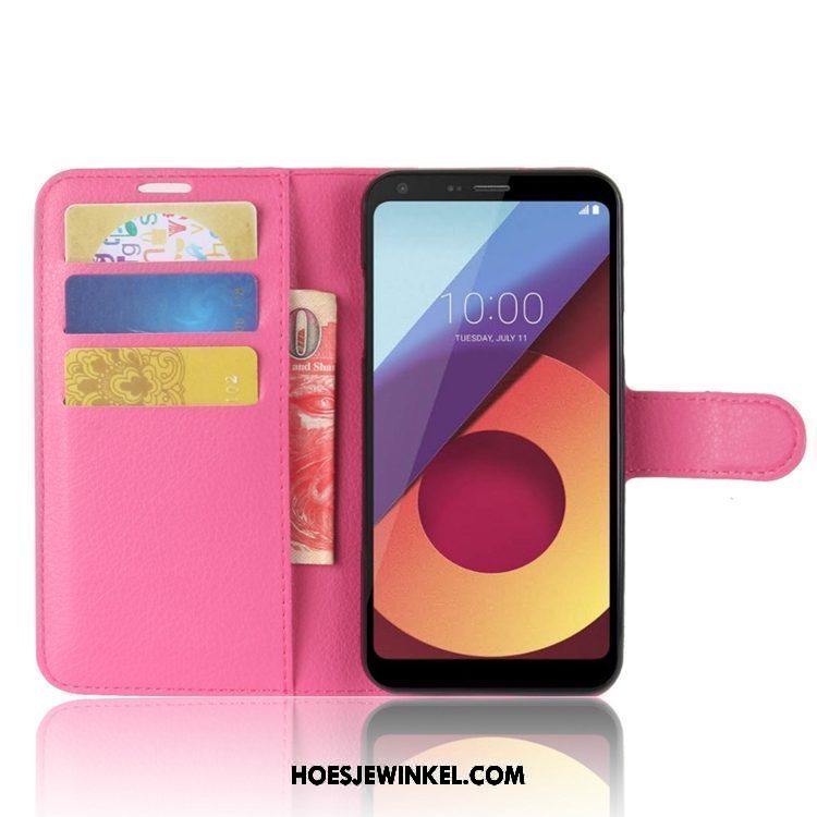 Lg Q6 Hoesje All Inclusive Portemonnee Patroon, Lg Q6 Hoesje Anti-fall Kaart