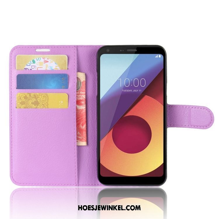 Lg Q6 Hoesje All Inclusive Portemonnee Patroon, Lg Q6 Hoesje Anti-fall Kaart