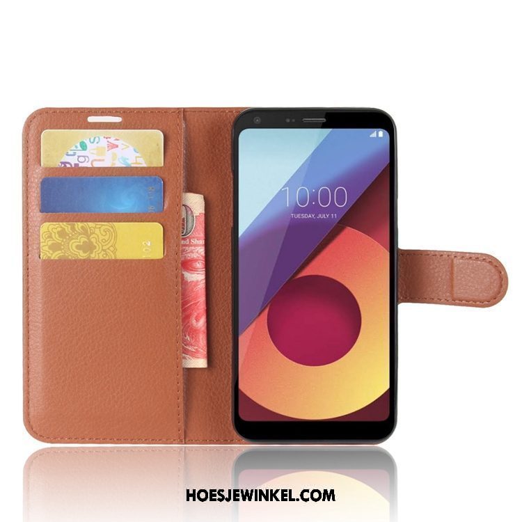 Lg Q6 Hoesje All Inclusive Portemonnee Patroon, Lg Q6 Hoesje Anti-fall Kaart