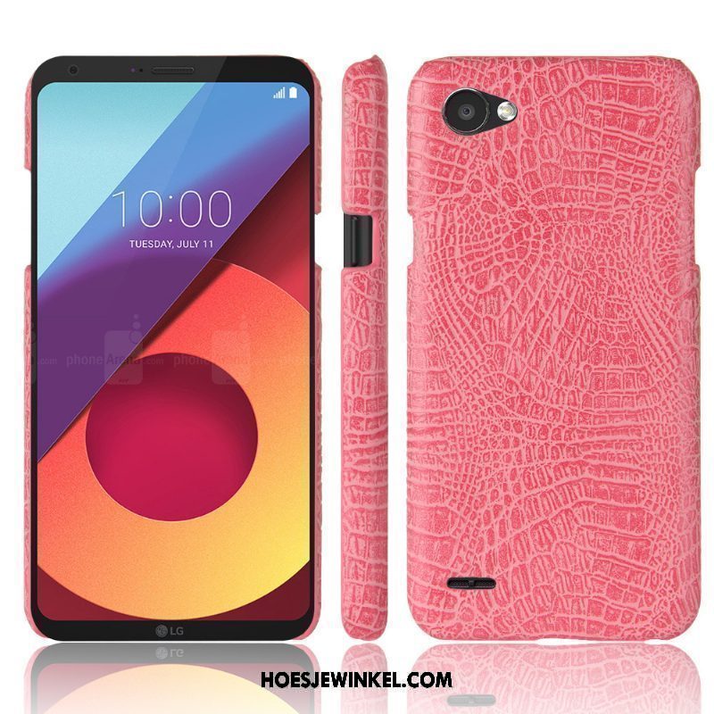 Lg Q6 Hoesje Bescherming Mobiele Telefoon Krokodillenleer, Lg Q6 Hoesje Licht Anti-fall