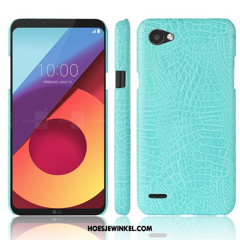 Lg Q6 Hoesje Bescherming Mobiele Telefoon Krokodillenleer, Lg Q6 Hoesje Licht Anti-fall