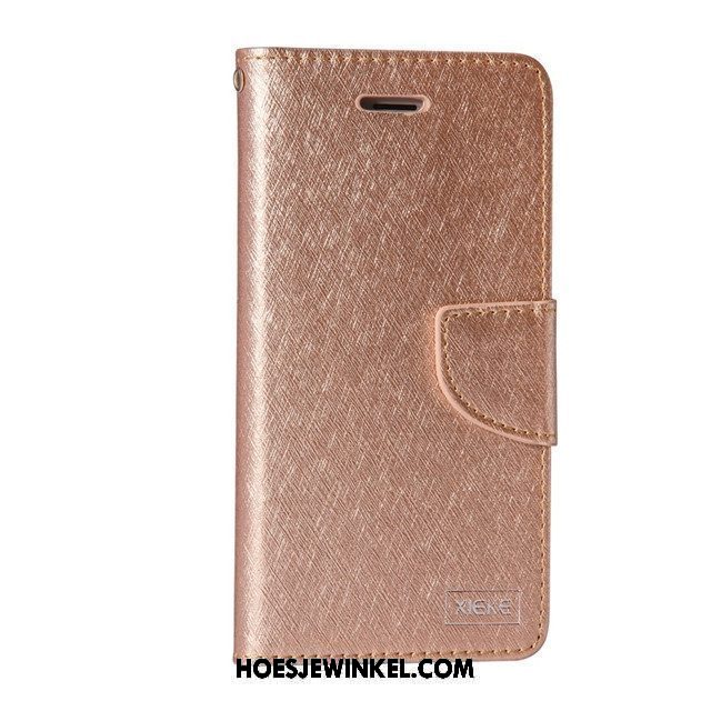 Lg Q6 Hoesje Folio Hoes Rose Goud, Lg Q6 Hoesje All Inclusive Bescherming