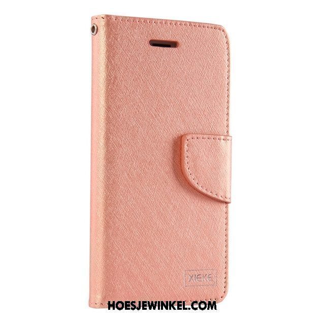 Lg Q6 Hoesje Folio Hoes Rose Goud, Lg Q6 Hoesje All Inclusive Bescherming