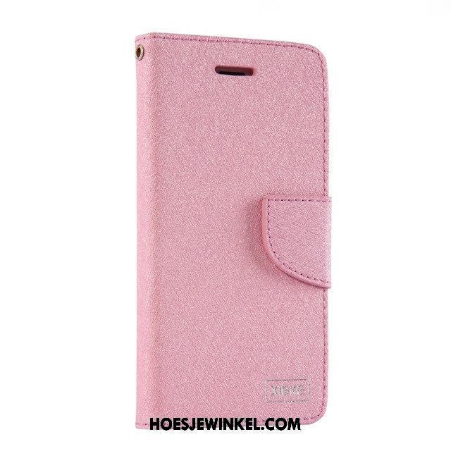 Lg Q6 Hoesje Folio Hoes Rose Goud, Lg Q6 Hoesje All Inclusive Bescherming