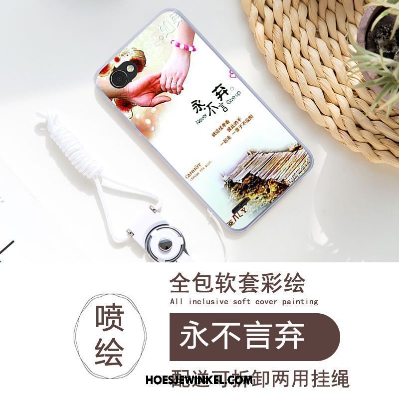 Lg Q6 Hoesje Hanger Pas Mobiele Telefoon, Lg Q6 Hoesje Geschilderd Hoes Braun