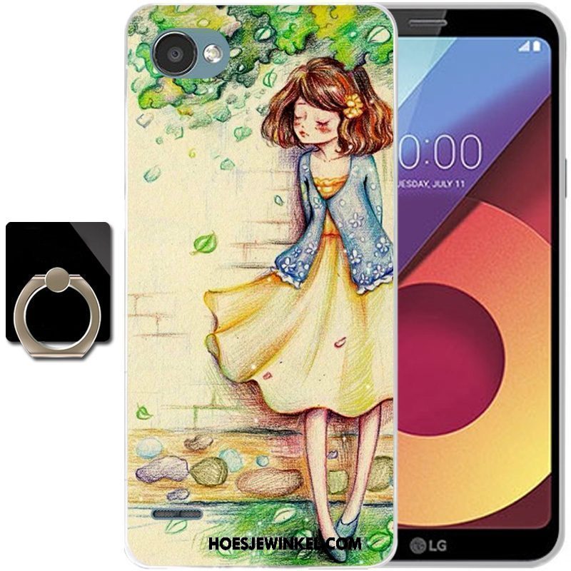 Lg Q6 Hoesje Hoes Roze All Inclusive, Lg Q6 Hoesje Anti-fall Mobiele Telefoon