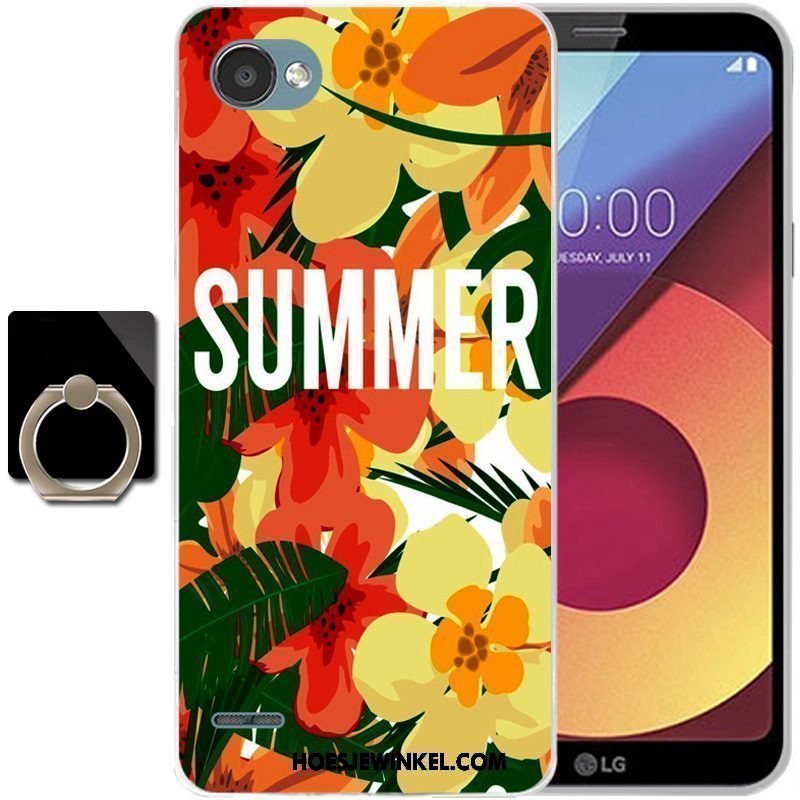 Lg Q6 Hoesje Hoes Roze All Inclusive, Lg Q6 Hoesje Anti-fall Mobiele Telefoon