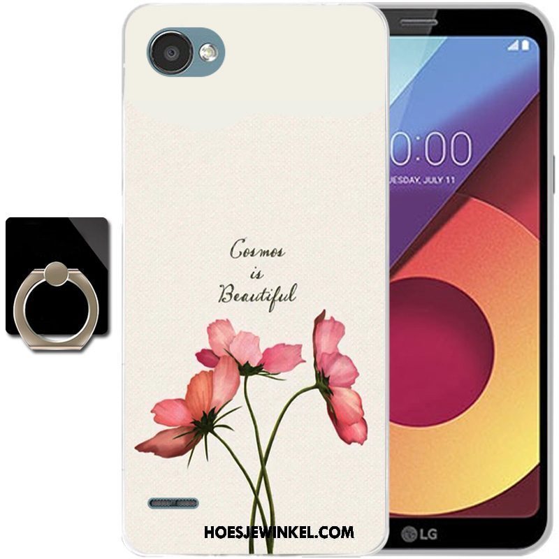 Lg Q6 Hoesje Hoes Roze All Inclusive, Lg Q6 Hoesje Anti-fall Mobiele Telefoon