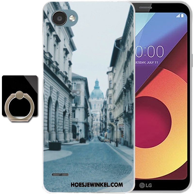 Lg Q6 Hoesje Hoes Roze All Inclusive, Lg Q6 Hoesje Anti-fall Mobiele Telefoon
