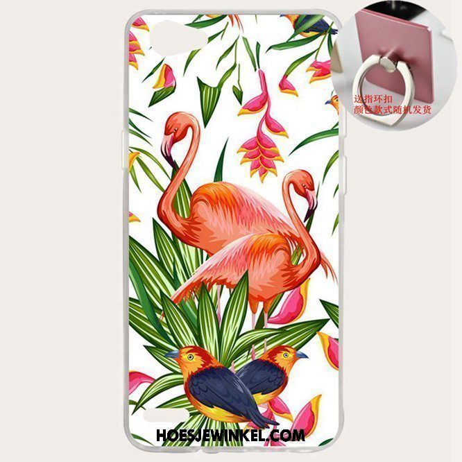 Lg Q6 Hoesje Pas Siliconen Anti-fall, Lg Q6 Hoesje Hoes Bloemen