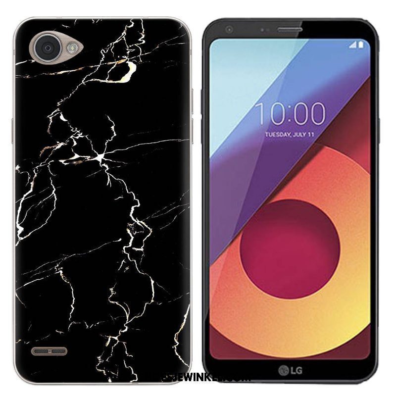 Lg Q6 Hoesje Roze Geschilderd Scheppend, Lg Q6 Hoesje Mobiele Telefoon Zwart