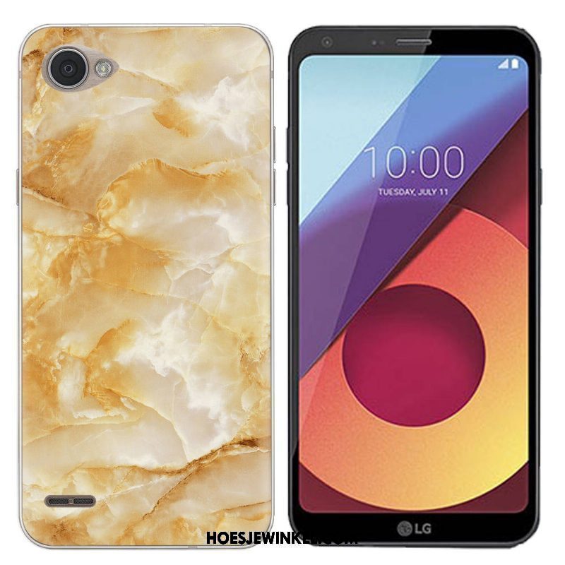 Lg Q6 Hoesje Zwart Hoes Siliconen, Lg Q6 Hoesje Scheppend Geschilderd