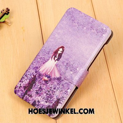 Lg Q7 Hoesje Leren Etui Hoes Mobiele Telefoon, Lg Q7 Hoesje Bescherming Roze