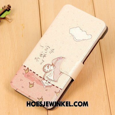 Lg Q7 Hoesje Leren Etui Hoes Mobiele Telefoon, Lg Q7 Hoesje Bescherming Roze