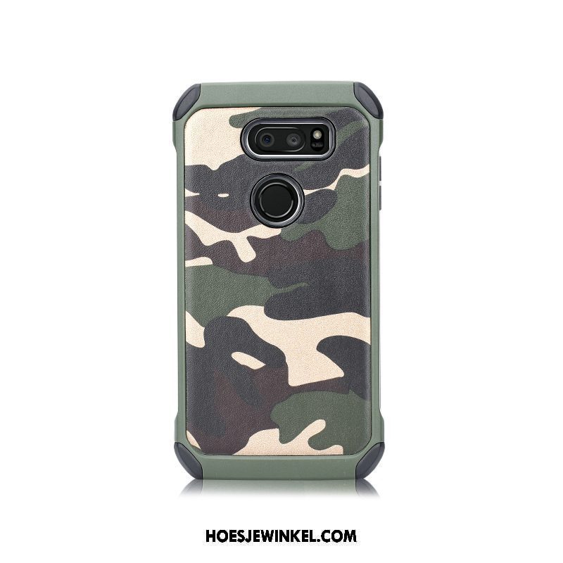 Lg V30 Hoesje All Inclusive Gasbag Camouflage, Lg V30 Hoesje Anti-fall Zacht