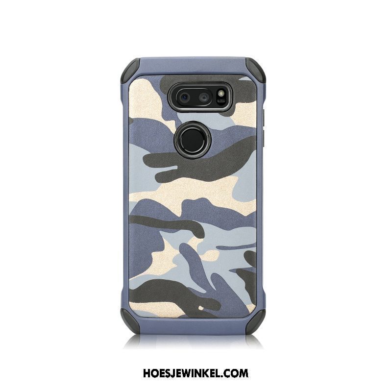 Lg V30 Hoesje All Inclusive Gasbag Camouflage, Lg V30 Hoesje Anti-fall Zacht