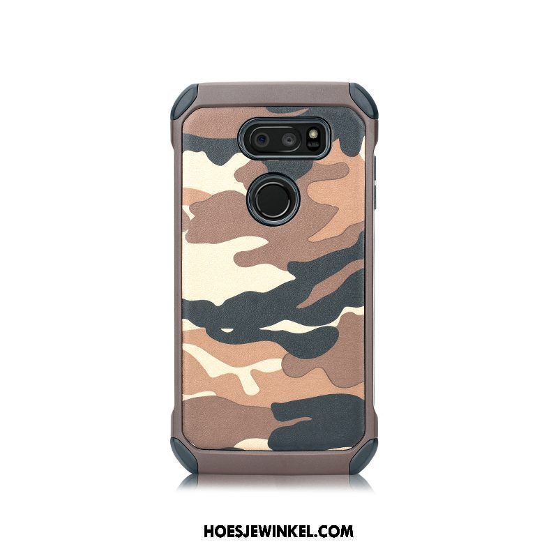 Lg V30 Hoesje All Inclusive Gasbag Camouflage, Lg V30 Hoesje Anti-fall Zacht