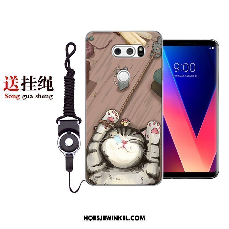 Lg V30 Hoesje Anti-fall Scheppend Mobiele Telefoon, Lg V30 Hoesje Mooie Trend