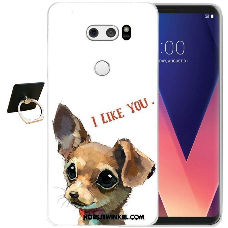 Lg V30 Hoesje Bescherming Zacht Siliconen, Lg V30 Hoesje Mobiele Telefoon Zwart