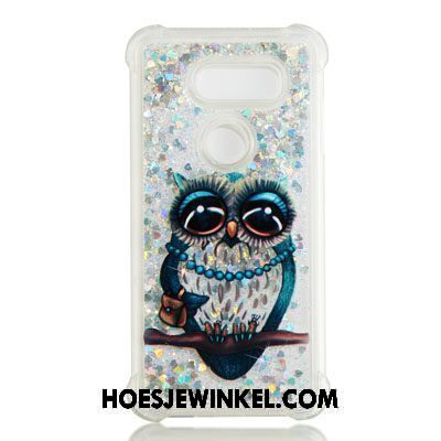 Lg V30 Hoesje Gasbag Scheppend Anti-fall, Lg V30 Hoesje Hoes Spotprent