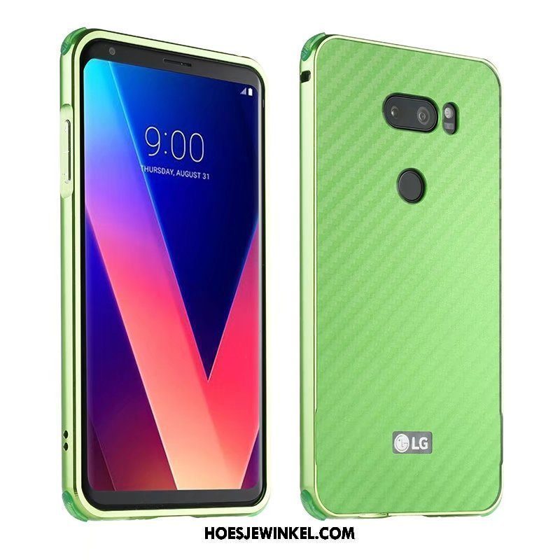 Lg V30 Hoesje Mobiele Telefoon Omlijsting Schrobben, Lg V30 Hoesje Hoes Anti-fall