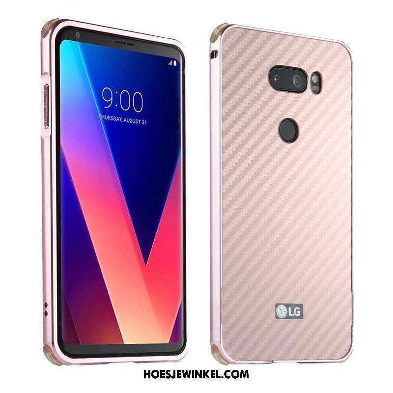 Lg V30 Hoesje Mobiele Telefoon Omlijsting Schrobben, Lg V30 Hoesje Hoes Anti-fall