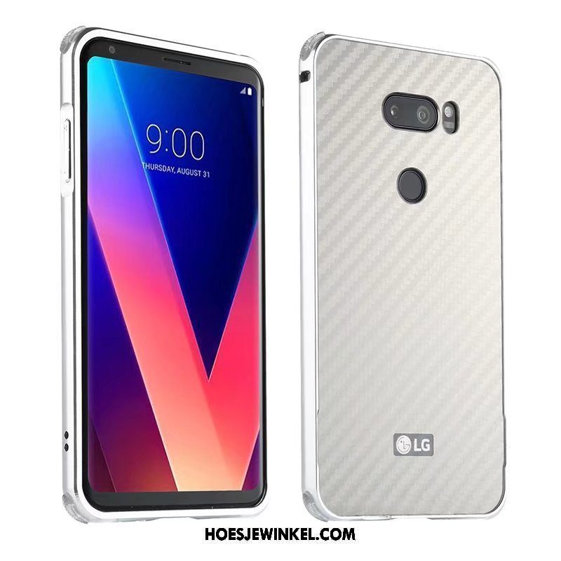 Lg V30 Hoesje Mobiele Telefoon Omlijsting Schrobben, Lg V30 Hoesje Hoes Anti-fall