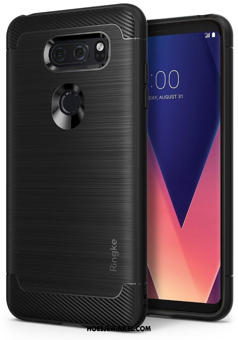 Lg V30 Hoesje Mobiele Telefoon Siliconen Zacht, Lg V30 Hoesje Anti-fall Hoes