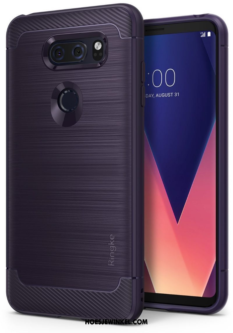 Lg V30 Hoesje Mobiele Telefoon Siliconen Zacht, Lg V30 Hoesje Anti-fall Hoes