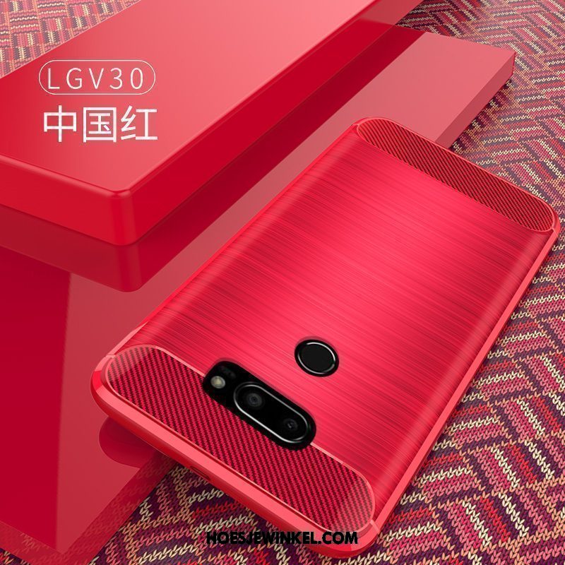 Lg V30 Hoesje Schrobben Zacht Bescherming, Lg V30 Hoesje Mobiele Telefoon All Inclusive