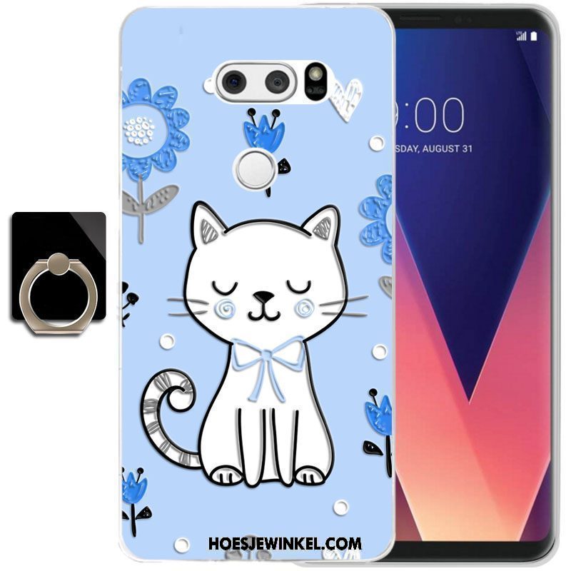 Lg V30 Hoesje Trend Siliconen Bescherming, Lg V30 Hoesje All Inclusive Anti-fall