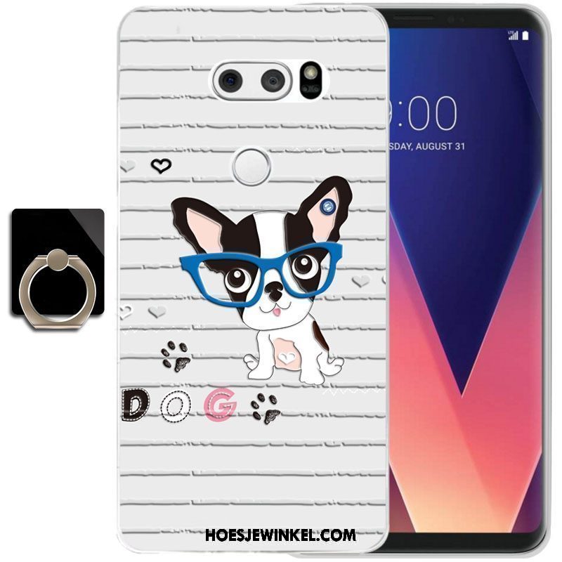 Lg V30 Hoesje Trend Siliconen Bescherming, Lg V30 Hoesje All Inclusive Anti-fall