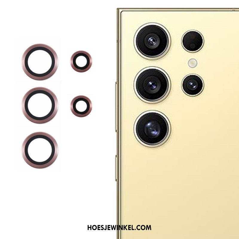 Metalen Lensbeschermer Voor Samsung Galaxy S25 Ultra 5g Gegalvaniseerd En Gehard Glas