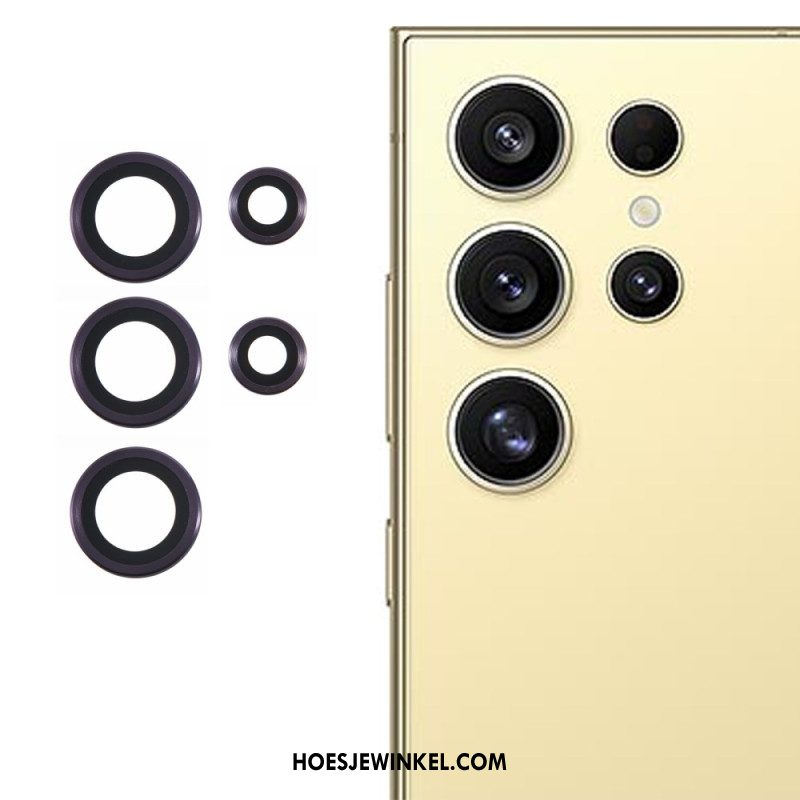 Metalen Lensbeschermer Voor Samsung Galaxy S25 Ultra 5g Gegalvaniseerd En Gehard Glas