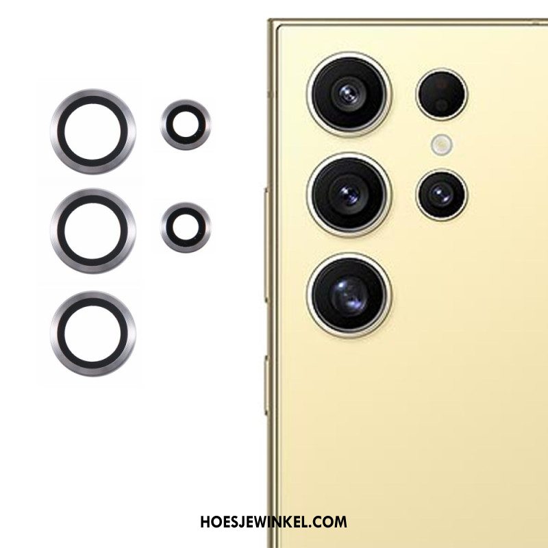 Metalen Lensbeschermer Voor Samsung Galaxy S25 Ultra 5g Gegalvaniseerd En Gehard Glas