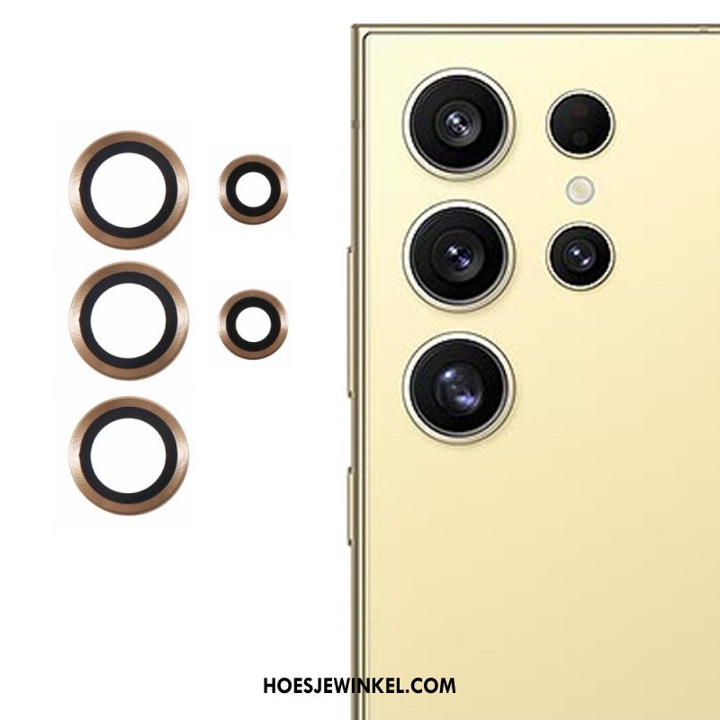 Metalen Lensbeschermer Voor Samsung Galaxy S25 Ultra 5g Gegalvaniseerd En Gehard Glas